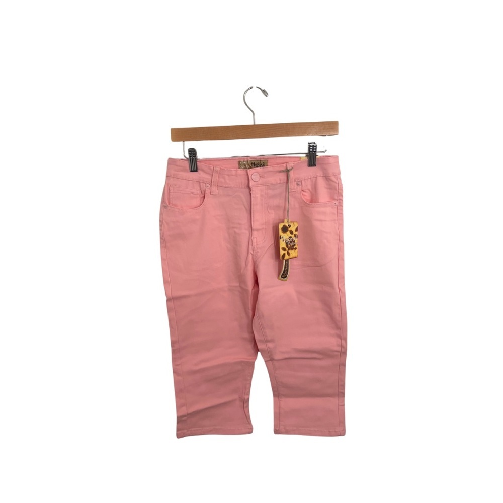 Hybrid & Company Women's Pink Capris